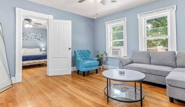King Bed | Dedicated Workspace | Central Location