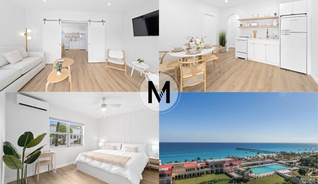 King bed -TV in room-Parking - Near beach! Villa 5