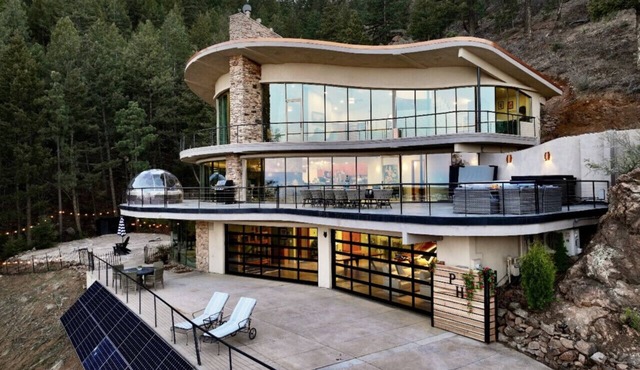 King of the mountain sleeps 12 Amazing home built into Cheyenne Mountain