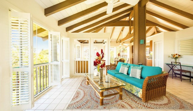 King Palm, King bed Ocean views walk to Magics beach Kahalu'u Free WIFI parking