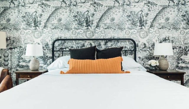 King Room at The Painted Lady! Pet-Friendly, Free Parking! Near Regions Field!