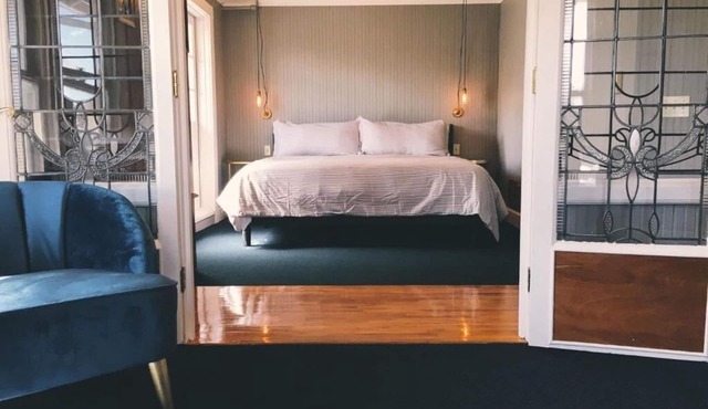 King Suite with Balcony at Shelburne Hotel