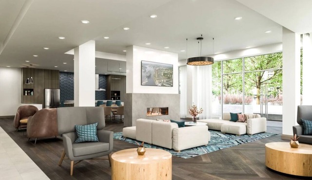 King Suite with coffee bar that provides a wonderful living experience!