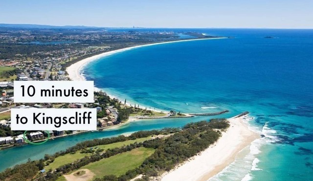 ☀️ Kingscliff Ocean Views, Luxury 5 bedroom Family home