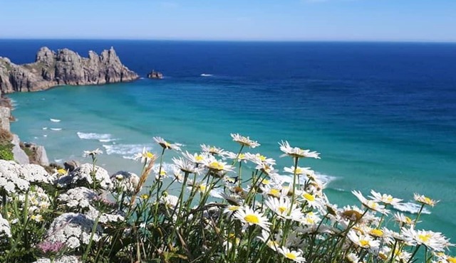 Kitty Unique 60s Caravan set in Pretty Garden