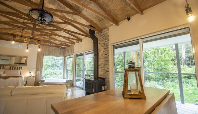 Klara's Studio: Private rainforest with river