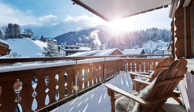 Klosters luxury home in the heart of the village