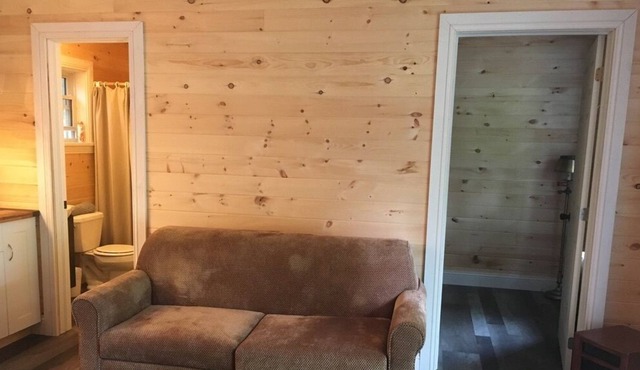 Knotty pine, 2 bedroom Bayfield Cottage