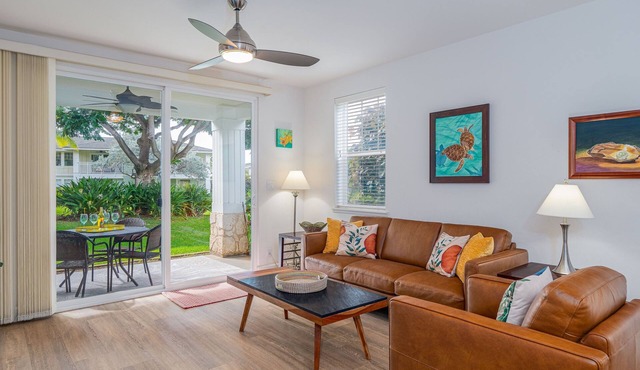 Ko Olina Resort Beach Oasis- Ground Floor 2 bedroom Condo, Near Pool, sleeps 4