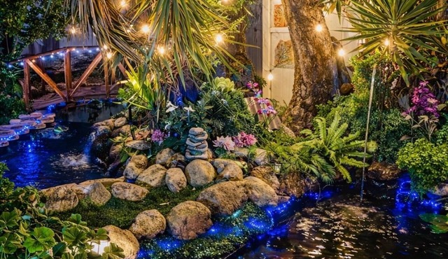 KOI PONDS RETREAT ~3k Sft PRIVATE Outdoor Oasis Kitchen Mstr Suite+Casita 2Bd1Ba