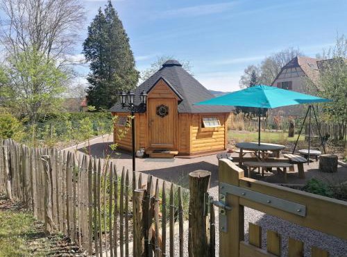 Kota Finlandais dans la Vallée de la Bruche proche de la nature.