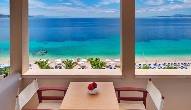 Krouzeri beach Sea view Apartments By The Beach In Nissaki at Krouzeri beach