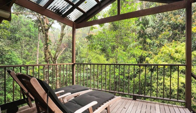 Kuranda Rainforest Chalet- Rainforest Retreat with Private Creek, Chef’s Kitchen & Spacious Deck