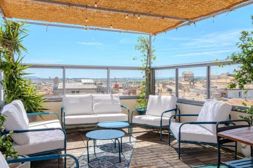 Là-Haut - Rooftop - Panorama sur la ville Parking