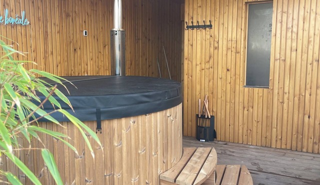 L'échappée Boréale, a pleasant chalet with a Nordic spa