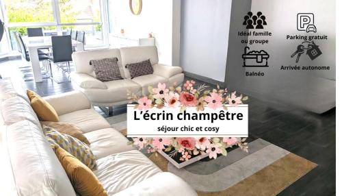 L'écrin champêtre, séjour chic et cosy