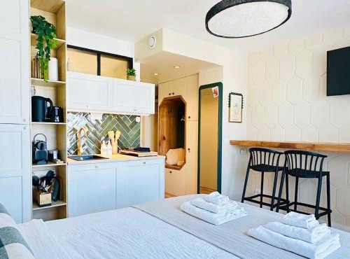 L’émeraude - Superbe studio tout équipé + parking