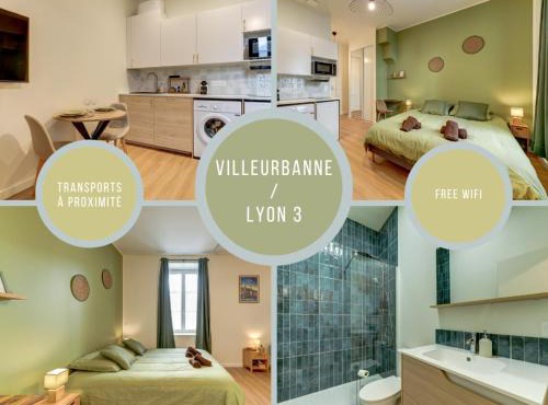 L'Émeraude - une suite élégante aux portes de Lyon