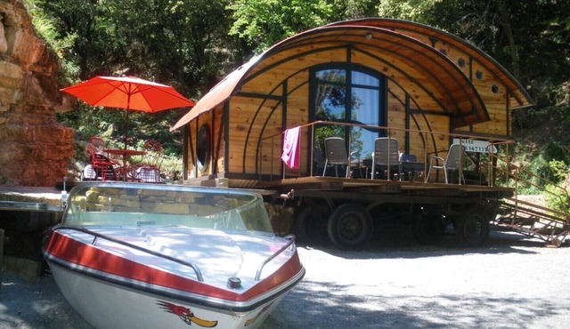 L'1solite unique creation boat jacuzzi tiny house 5 pers-tout confort