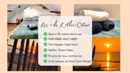 L’Abri-Côtier à 30 mètres de la mer