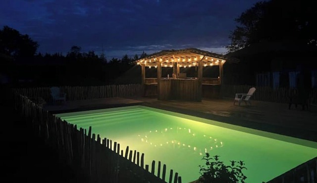 L Airial du Gemmeur Avec spa et Piscine