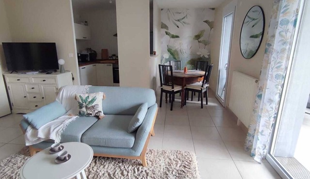 L'AlcÔve, DIJON Ville - T3, 63m², garage, terrace, Wifi, sleeps 6.