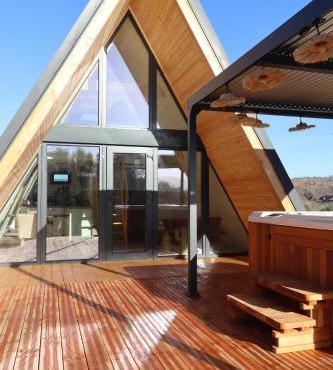 L'Amoré - Cabane en A avec spa privatif