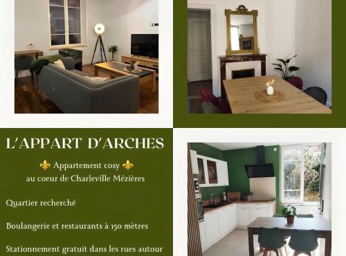 L'appart d'Arches - 85m2 2 chambres centre ville