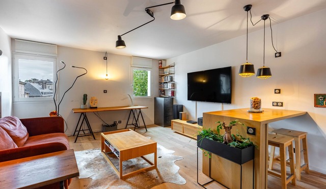 L'appart des Ducs - Vue sur la basilique à Nancy