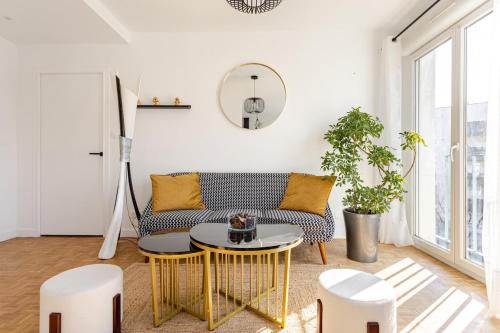 L'appart le 19 , F3 proche centre vue cathédrale, 2 chambres