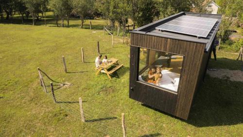L'Arche des Hays - Parcel Tiny House - Tiny house entourée d'animaux dans le Jura MAE-3343