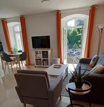 L'Ariane, Vue sur le château