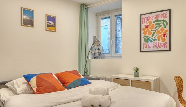 L’Aristote - Studio cosy - Proche de Lyon - Wifi inclus