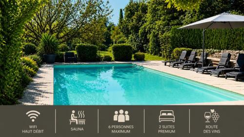 L'Atypik #Piscine #Sauna #Route des vins