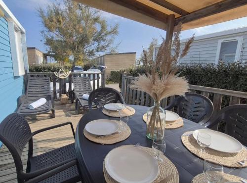 L'Azura Mobil Home 6 personnes Piscines & Plage Camping 5 étoiles Les Dunes