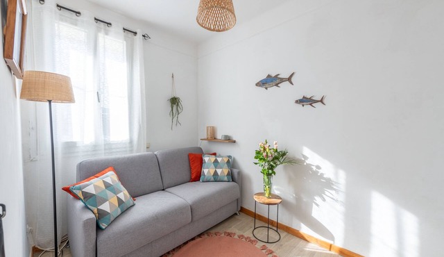 L'Echappée Bleue - Appt pour 4 Vue mer