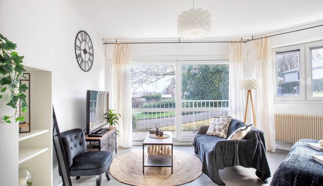 L'Eden Appart' Fiber - Garage - Balcony - Calm - Montbéliard - Near Center