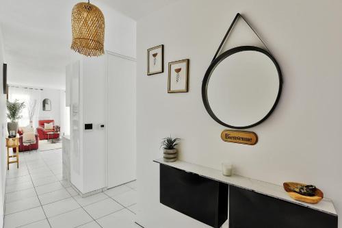 L'Eden Urbain Proche Lyon, Terrasse, BBQ et Parking