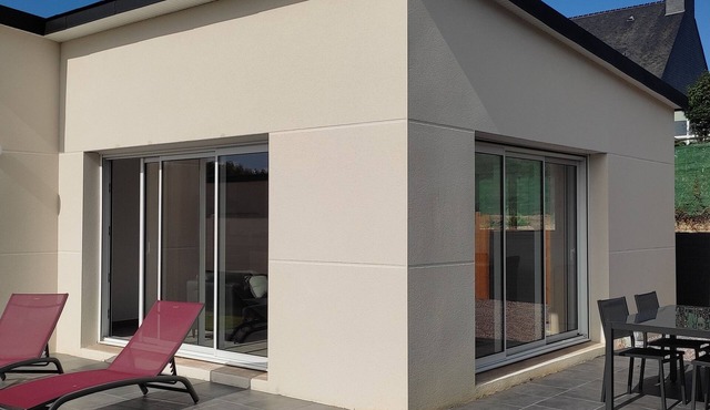 "l'emeraude 2" Maison Neuve 2/4 Pers, Plain-pied, Wifi, Plage à 10 min à Pieds