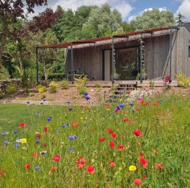 L'Ermitage - L'écolodge des Monts des Flandres - Au coeur de 800m2 de jardin privé