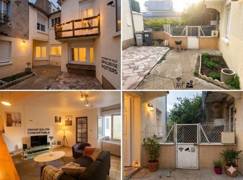 L'Escale du Faubourg - Grande maison avec Bureaux et WiFi