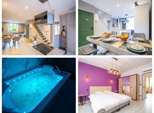 L'escapade Passionnée-Balnéo-Clim-Maison moderne