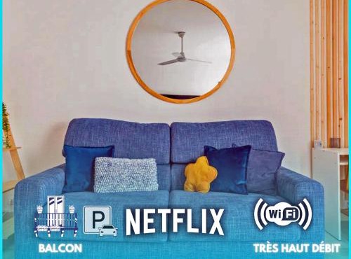 L'Escapade-Vélodrome-La Timone-Parking-Balcon-Wifi-Netflix-Urban NestConciergerie