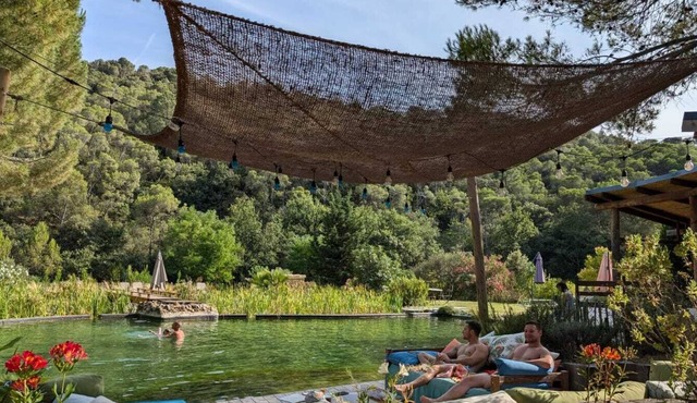 L'ETANG DES CIGALES: 6-PERSON GITE IN THE HEART OF NATURE WITH NATURAL SWIMMING POOL