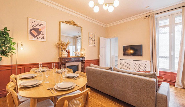 L'haussmannien - Spacious 4-bedroom - Centre Gare