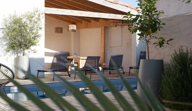 L'Hirondelle et l'Instant, piscine privée