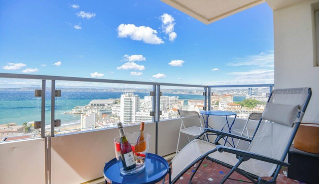 L'Horizon - 3 ch climatisé avec vue mer incroyable