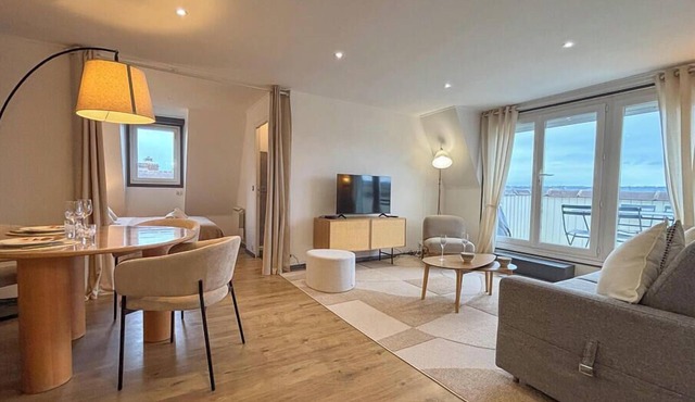 L'Horizon - Appartment Bénerville sur Mer - 4 people - Balcony and parking lot