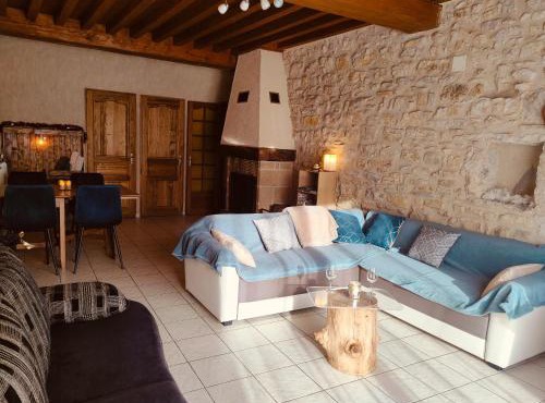 L'Horizon - Maison de Charme avec Cheminée, Vue Alpes & Pleine Nature