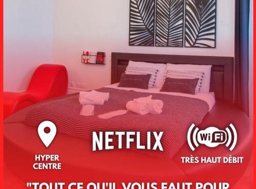 L'Hyper Centre - Netflix & Wifi - Literie Haut de Gamme - check-in 24H24 - GoodMarning